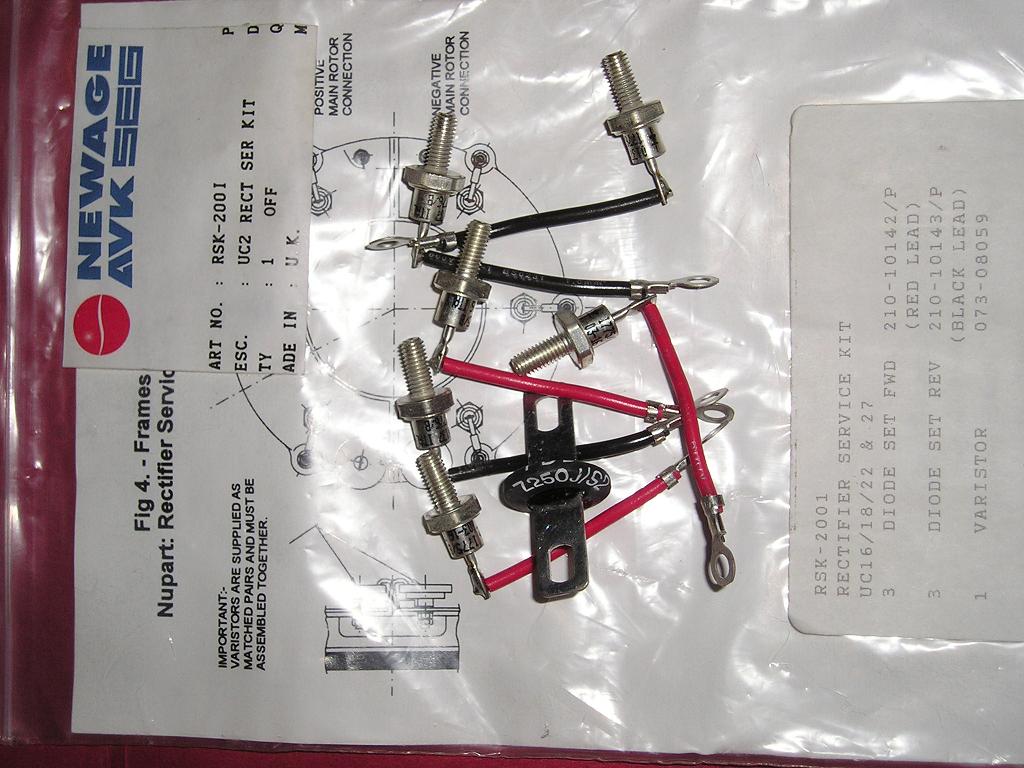 Kit Raddrizzatore A Diodo RSK2001 24x, Modulo Per Generatori Pezzi Di Ricambio Ge~p146450632 - Foto 12